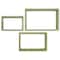 Ekena Millwork Rectangle, Open Back, Vintage Farmhouse Shadow Box Shelves, Barnwood Decor Collection, PK3 DECR18SBRTOBGR - alternate 1